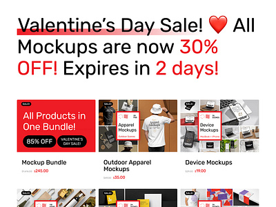 Valentine’s Day Sale! ❤️ apparel branding business cards corporate design download identity iphone logo mockap mockups packaging paper psd sale stationery sunlight template typography valentines