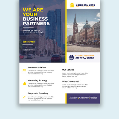 Corporate Flyer Design banner branding corporate flyer graphic design postcard poster