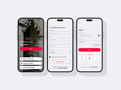 Daily UI Challenge #62 ; Sign Up Form Design 3d animation app branding dailyui design figma graphic design hotel illustration in log login logo product sign signin ui ux