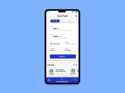 Flight Booking UI app dailyui design hotel hotel booking hotelbooking app inspiration ui ux