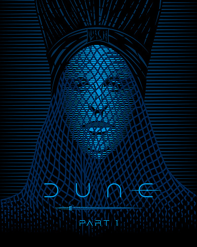 Dune Part One posterillustration scifiposter vector