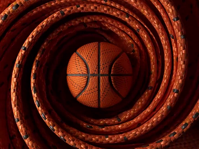 BBALL - Stairway 3d animation basketball cloth motion graphics nba simulation