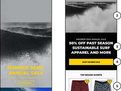 Florence | CRO adventure apparel bathing suit conversion rate optimization cro ocean ui ux water web design website