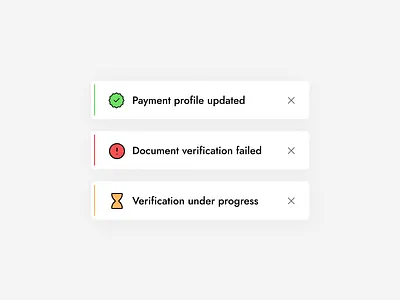 Toasts - UI Design branding mobile app navigation navigation notification badge notification design notifications toasts design ui ui design