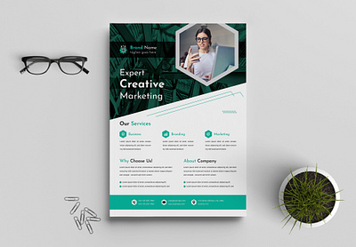 Creative Marketing Flyer Template print ready