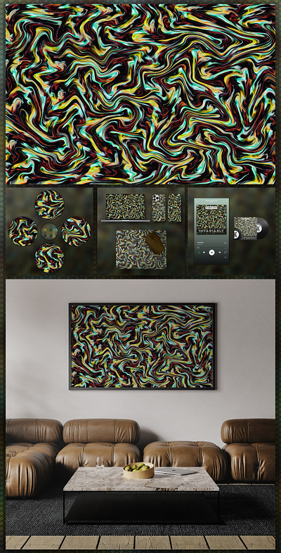 Invariably abstract art artwork colorful digital art digital illustration digital painting fluid fractal graphic design illustration liquid marble painting pattern texture