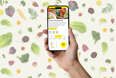 Meal details - UI design food design nutrition details ui design