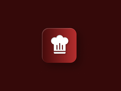 Daily UI Challenge #005 - App Icon app icon graphic design icon interface restaurant icon ui