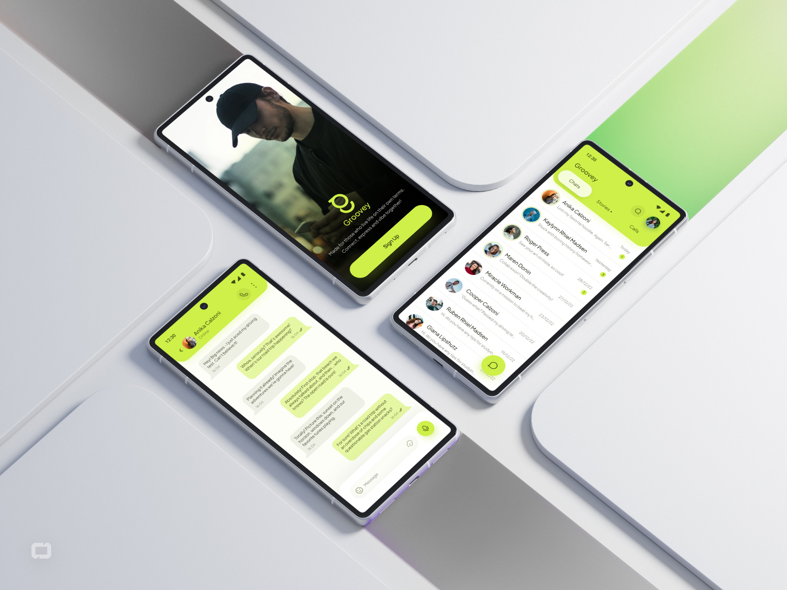 Groovey: Chat App Ui/Ux Design by Cosmiq Designer on Dribbble