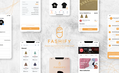Fashify Ecommerce UI/UX Design 3d animation branding graphic design logo motion graphics ui