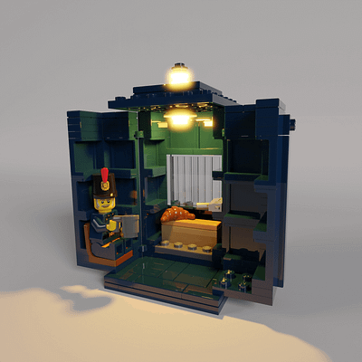 Lego /Doctor Who/ 3d blender lego visualization