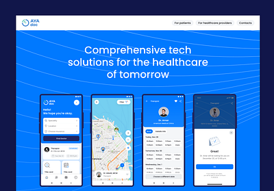 Mobile app for convenient doctor's appointments android app care clean design health ios mobile app ui ux ux ui