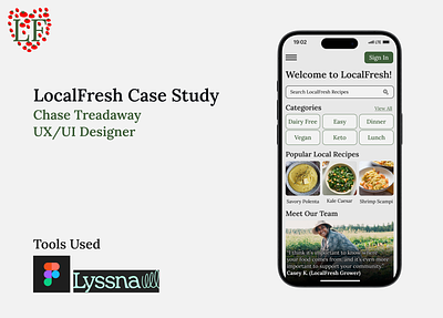 LocalFresh - a UX/UI Case Study branding graphic design ui ux ui
