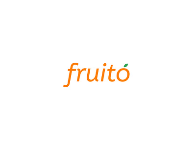 Fruito logo, Orange logo brand logo clean logo combination mark drink food fruits juice logo logos minimalist logo modern logo orange simple logo