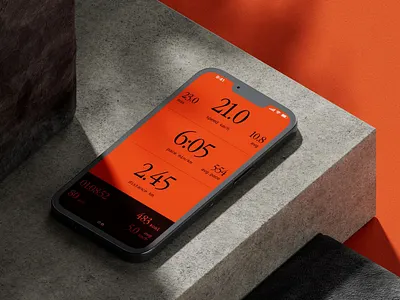 Fitness App | Mobile App 3d app application arnold calories cg cinema4d design distance fitness mobile render rozov speed sport ui ux visualisation wnbl workout