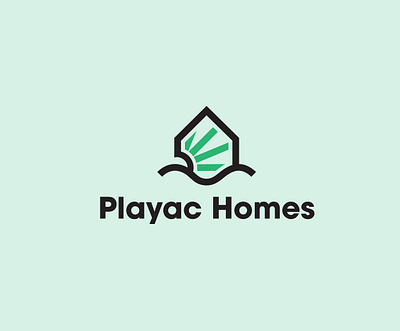 Playac Homes branding designer graphic design logo design