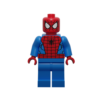 3D Lego Spider-Man 3d 3d designer 3dlego blender clay design graphic design illustration lego marvel render spiderman texture wireframe