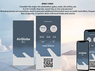 Daily #024 - Boarding Pass 024 challenge daily024 dailyui design figma ui ui024 uidesigner ux