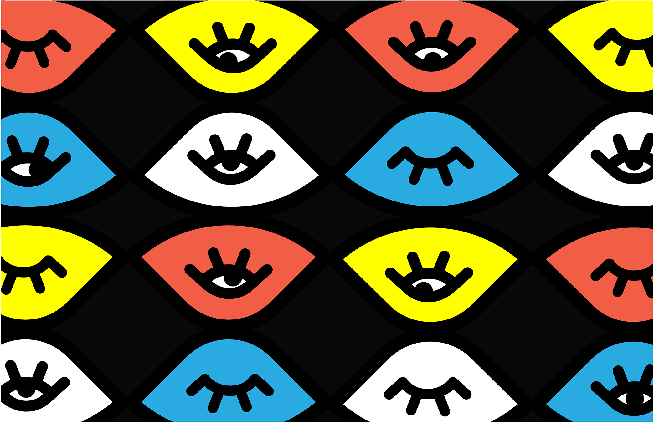 AFM Studios afm agency animation ask for mercy blue brand branding design eye eyes film graphic design identity illustration logo red vector yellow