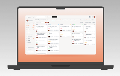 Agile project management tool ui