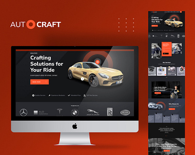 AutoCraft design graphic design topfed ui web web design web development