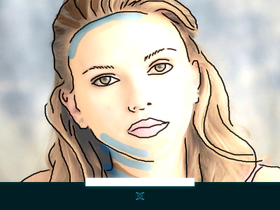 Portrait Practice_ Scarlett Johansson_05 illustration