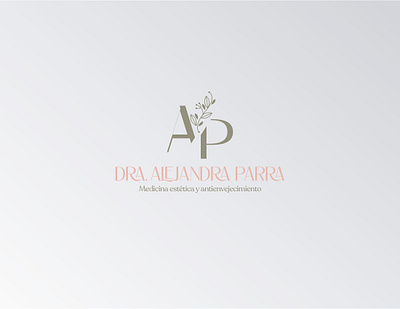 Medicina estética branding illustrator logo photoshop