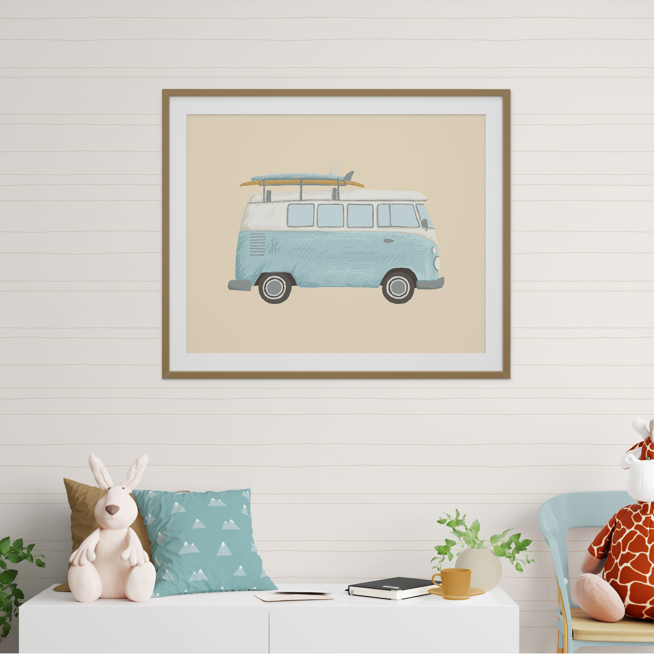 Van Illustration art licensing cute illustration design drawing graphic design illustration ipad illustration kid design licensing artist print procreate procreate illustration travel van