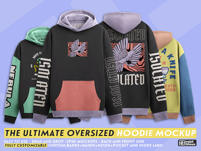 fully customizable oversize Hoodie PSD Mockup back and front customizable customized hoodie hoodie mockuo hoodies mock up mockup mockups over size over sized oversize oversized photoshop psd street wear streetwear sweat shirt sweater sweatshirt template