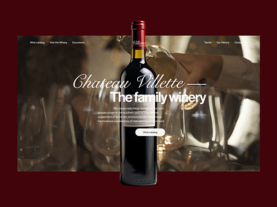 Family Winery Website design personal brand product design ui ux web website