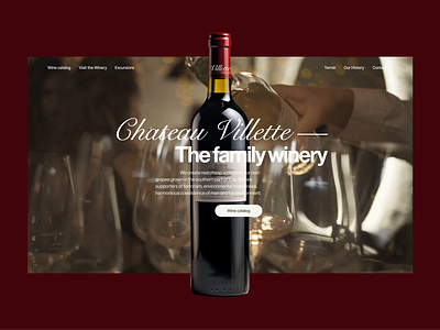 Family Winery Website design personal brand product design ui ux web website