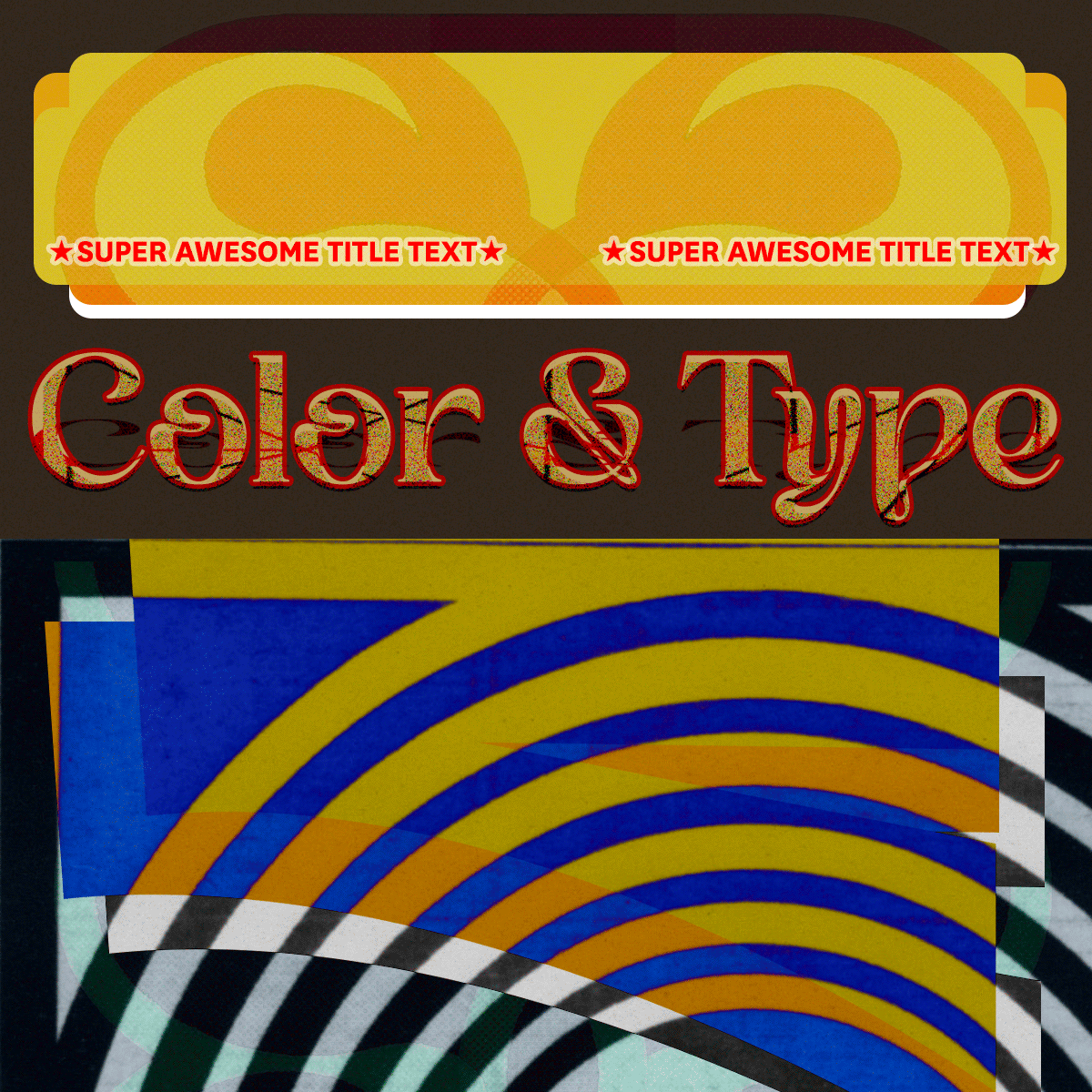 Color & Type 1 color color scheme graphic design type