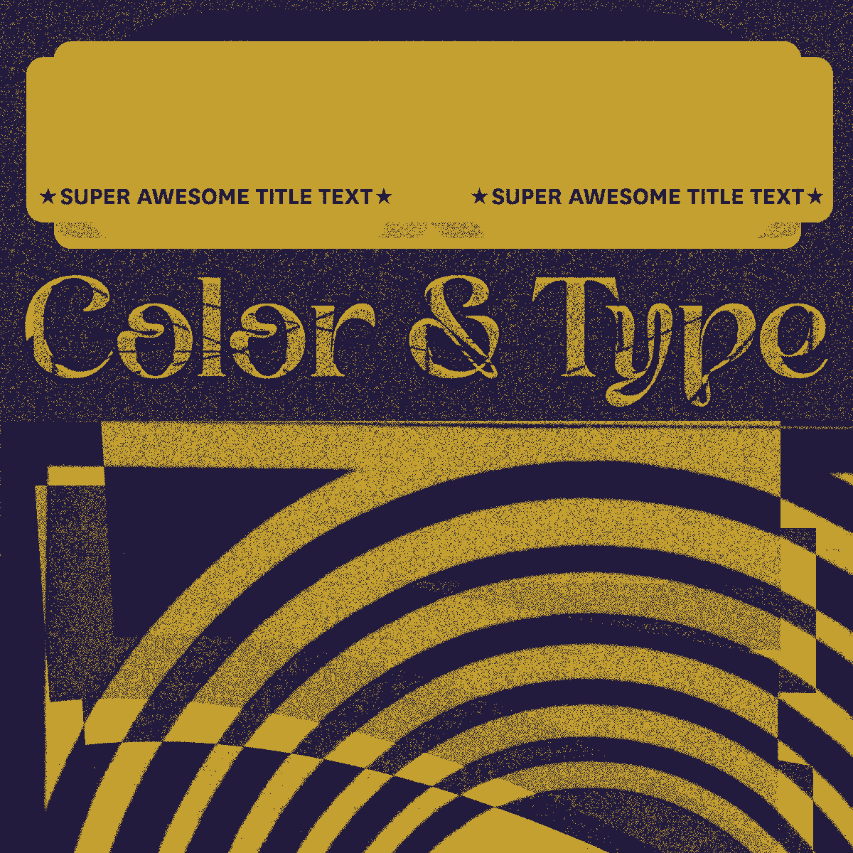 Color & Type 1-1 color color scheme graphic design type