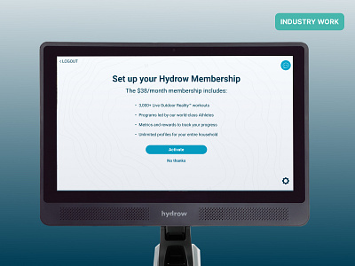 Hydrow - Subscription Revamp rowing subscription ui ux