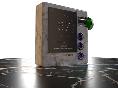 HØFFELER-WERBER - Dynasty Nine 3d adobedimension audiophile design hi fi high end player product render