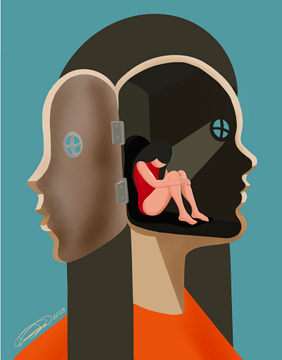Editorial Illustration: Mental Health digital illustration editorial illustration illustration mental health procreate