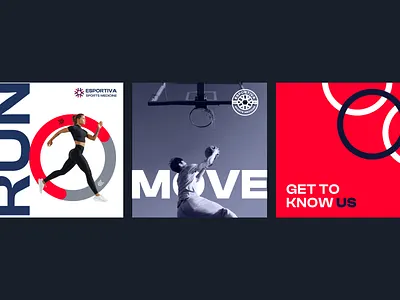 Social Media for Esportiva branding design graphic design illustration logo motion graphics typography ui ux vector