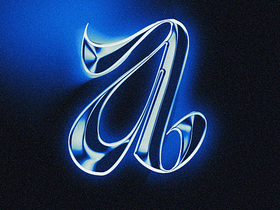 Chrome effect 3d adobe illustrator adobe photoshop calligraphy chrome effect gradient map logo poster