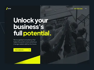 🔥 NYX Figa to Webflow Design | Template business dark design figma figma design figma to webflow modern design portfolio template webflow webflow design webflow site webflow website