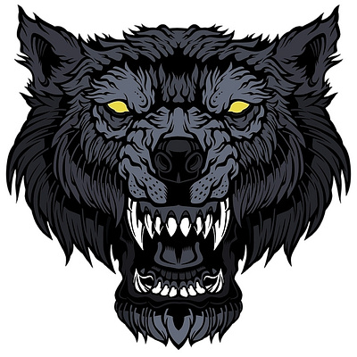 wolf design graphic design illustration
