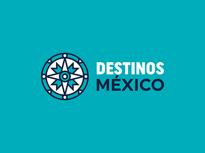 Destinos México brujula compass mexico mosaico patron pattern tile