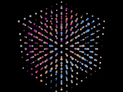 Cube .0001 3d animation cube dot dots grid infographic loop mesmerizing motion graphics particle particles satisfying