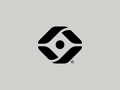 EyeWave® bold brand brranding eye geometric icon iconography identity illustration logo logomark minimal ocular overlap retro robot simple startup technology ui
