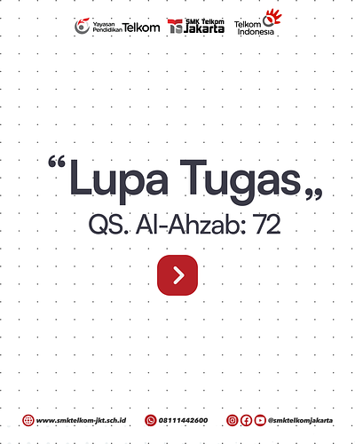 Keutamaan QS. Al-Ahzab: 72 graphic design