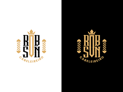 Logo/Logotype - Robson Cabeleireiro branding design graphic design illustration logo