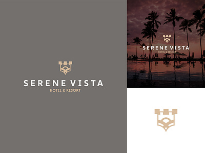 Serene Vista Logo Design branding graphic design logo typography
