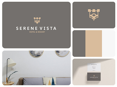 Serene Vista Logo/Brand Identity brand identity branding graphic design logo logo design logo presentation ui ux