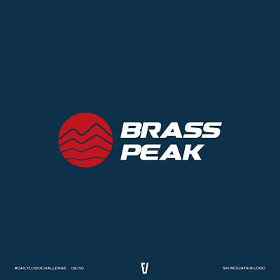 Brass Peak - Day 6 Daily Logo Challenge graphic design logo