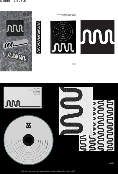 ANI Merch branding logo merch