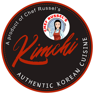 Kimchi logo for Chief Russel branding logo